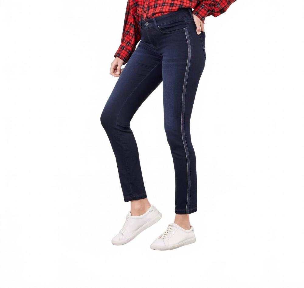 NEW MAC JEANS women's slim dream stretch jean in dark wash blue